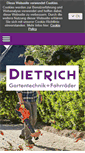 Mobile Screenshot of dietrich-gartentechnik-fahrrad.de
